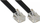Kabllo modulare InLine, 2 x RJ12, 15 m, e zezë