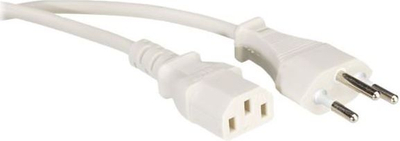 Kabllo energjie Value PowCable IEC Conn, e bardhë
