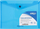 Dosje zarf Strigo SF010, A5, plastike PP, blu