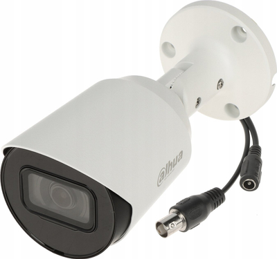 Kamerë sigurie Dahua HAC-HFW1200T-0280B-S6, 2MP, HDCVI, IR, e bardhë