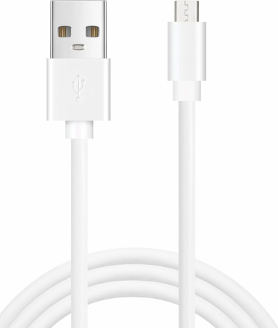 Kabllo USB Sandberg 340-33, USB A në microUSB, 1 m, e bardhë