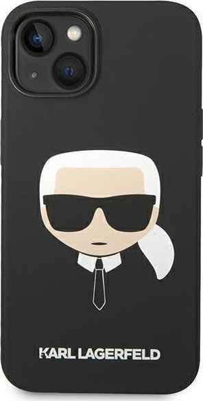 Mbulesë telefoni Karl Lagerfeld KLHCP14MSLKHBK për iPhone 14 Plus, silikon, hardcase, e zezë