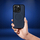 Kllëf telefoni Roar Mag Morning për iPhone 14 Plus, MagSafe, lëkurë eko, blu navy