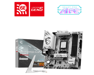 Pllakë amë MSI B850M Gaming Plus, Socket AM5, WiFi 6E, Micro ATX