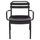 Karrige lounge oborri KORVER HM6333.02, polipropilen, 63.5x65x76cm, e zezë