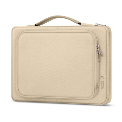 Çantë laptopi Tech-Protect Basic Bag, 15-16", me xhep përpara, bezhë