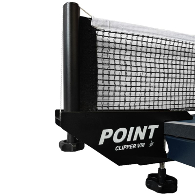 Rrjetë pingpongu Point Clipper VM, 175 cm, najlon, e zezë