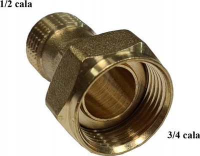 Set unionësh për ujëmatës Goshe, 1/2", metalik