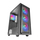 Kutia gaming Mars Gaming MC-AIR, ATX, 4 ventilatorë FRGB 120mm, panel me rrjetë, e zezë