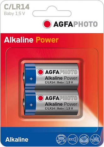 Домашна батерија Агфафото 110-802626, C LR14, алкална, 1.5V