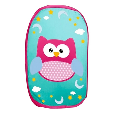 Kuti lodrash U-grow Owl, e palosshme, blu dhe rozë