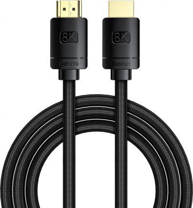 Kabllo Baseus HDMI - HDMI, e zezë, 3 m