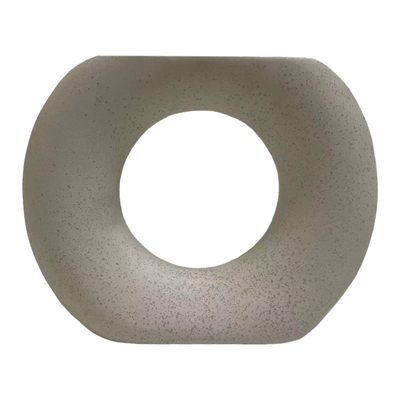 Dekor tavoline qeramike Ellipto 18x6,5x14Hcm (HM4646.01), bardhë