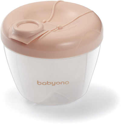 Dozues formule pluhur Babyono 1022/01, 4 ndarje, pa BPA, rozë