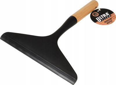 Shpatull për xhama Ultra Clean Bamboo Window Squeegee, 20 cm, e zezë