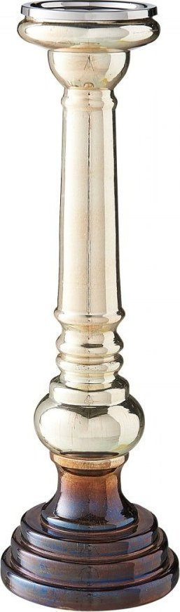 Set mbajtëse qirinjsh IMARTI Glass, 2 copë, 40 cm, ngjyrë ari