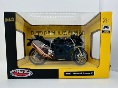 Model motor MSZ Honda CBR1000RR Fireblade SP, die-cast, shkalla 1:12, i zi