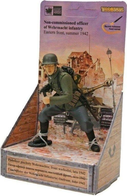 Figurinë koleksionare Tisso Toys Wehrmacht Infantry NCO, detaje realiste, material i qëndrueshëm, shumëngjyrëshe
