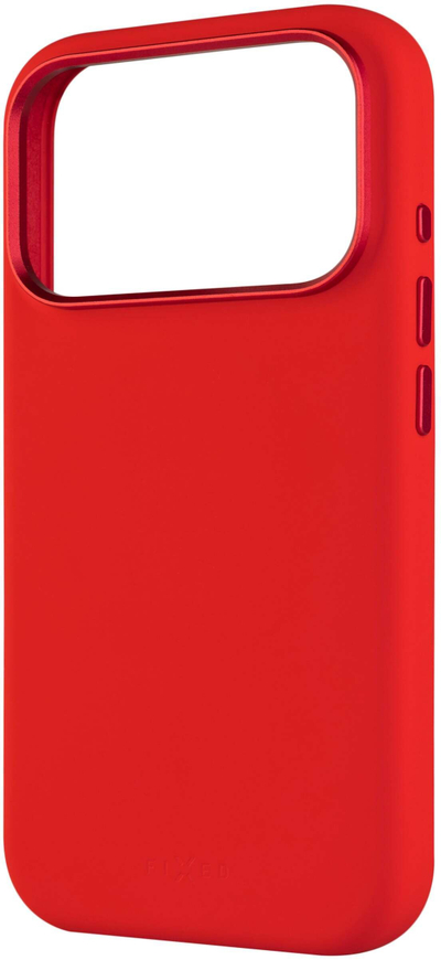 Mbajtëse telefoni Fixed MagFlow për iPhone 17 Pro, MagSafe, silikon, e kuqe