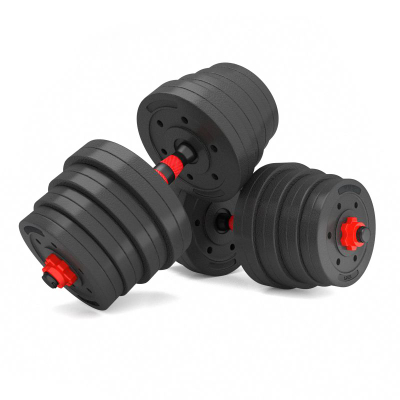 Set hantelash me shufër HMS SGP30, 30kg, i rregullueshëm, i zi