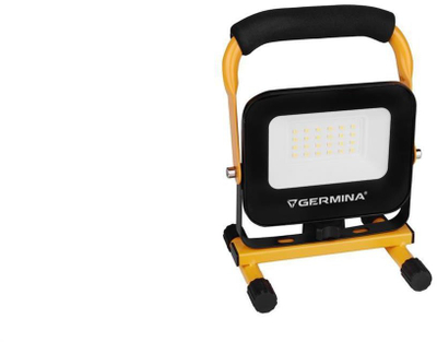 Reflektor LED Germina Hera 3.0 GW-0163, 20W, në këmbë të ulët, i verdhë e zi