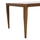 Tavolinë bambu-look alumini me xham 100×58×46 cm (HM5551.01)