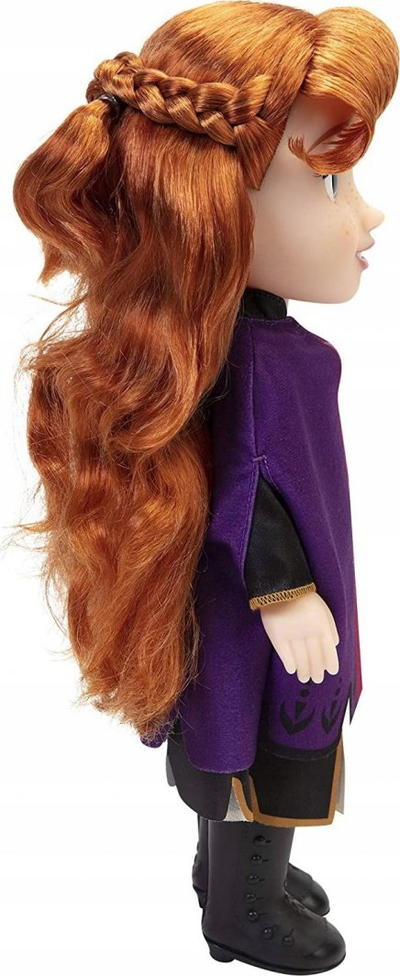 Kukull Disney Frozen 2 Anna Adventure, 35cm, me mantel udhëtimi, shumëngjyrëshe
