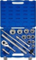 Set veglash King Tony KY6014MR12, 15 pjesë, doko 3/4", kuti plastike blu