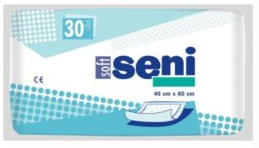 Seni Soft Super Подлоги за Заштита на Кревет, 40 x 60 cm, 30 парчиња