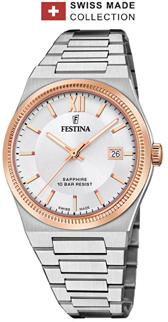 Orë dore për meshkuj Festina Swiss Made 20036/1