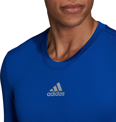 Bluzë termike Adidas TechFit Warm M H23127, me mëngë t’gjata, për burra, blu e kthjellët