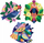 Set kreativ me glitter Djeco Paradisio, 4 tabela, për kalamaj 6-10 vjeç, shumëngjyrësh