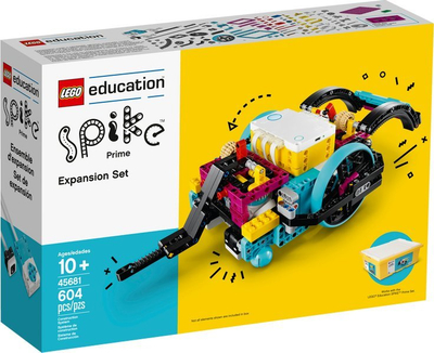 Set LEGO Education SPIKE Prime Expansion, 600 pjesë, për robotikë, shumëngjyrësh