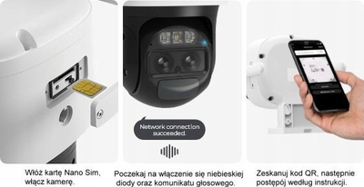 Kamerë sigurie Reolink TrackMix LTE, 2K, 4G LTE, bardh e zezë
