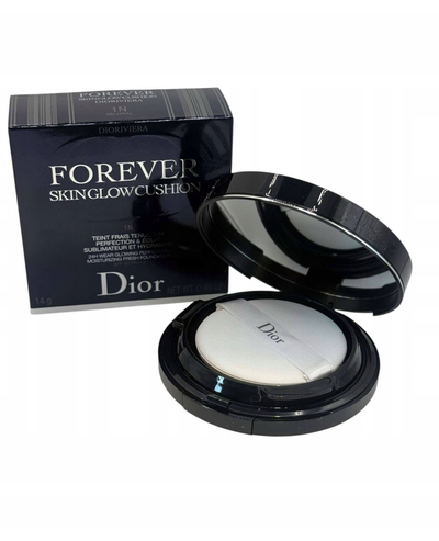 Fondatin kompakt Christian Dior Forever Skin Glow Cushion Diorivira, nuanca 1N Neutral