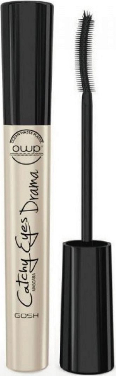 Maskarë Gosh Catchy Eyes Drama 001 Extreme Black, rezistente ndaj ujit, 10ml, e zezë