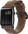 Традиционален ремен за Епл Воч Horween, 46mm 49mm, кожа Rustic Brown, црн хардвер