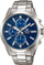 Orë dore Casio Edifice EFV-560D-2AVUEF, kronograf, 42mm, çelik inox argjendtë