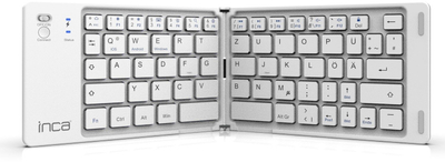 Tastierë Inca IBK-580BT, Bluetooth 5.0, palosëse, e bardhë