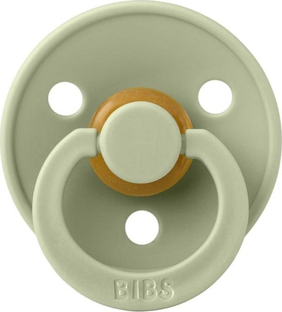 Qetësues anatomik BIBS Colour S, latex natyral, 0m+, jeshile sage