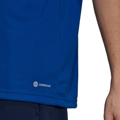 Bluzë polo Adidas Entrada 22 M HG6285, poliestër, Aeroready, blu