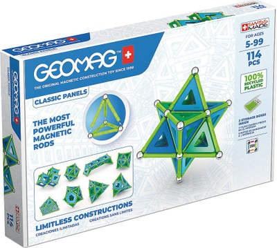 Blloqe magnetike Geomag, 114 elemente