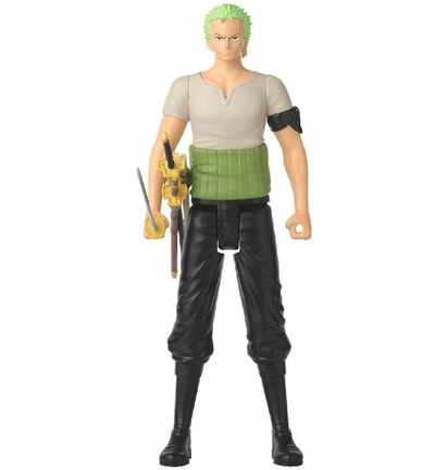 Фигурa акциона Bandai Anime Heroes One Piece Roronoa Zoro, 30cm, многу артикулации, повеќебојна