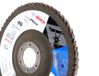 Disk flap Bosch, për metal, për mulli këndore