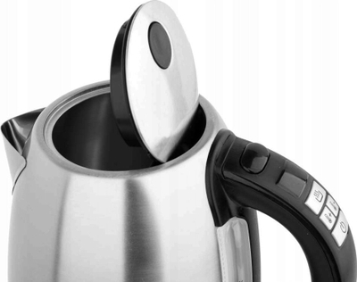 Shtekator elektrik Tefal Bronx, 1.7L, çelik inox, ngjyrë argjendi