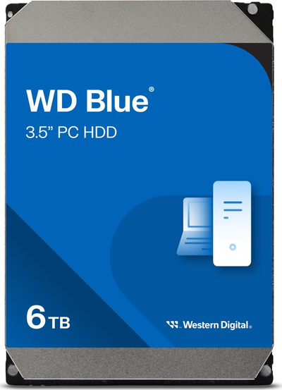 Hard disk Western Digital Blue, 6TB, 3.5", SATA III (WD60EZAZ)