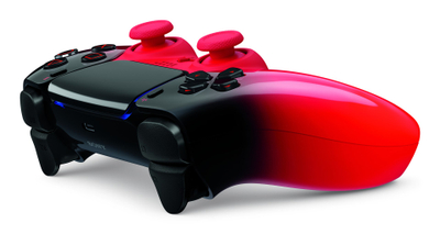 Gamepad Sony DualSense, Bluetooth USB, për PS5, i zi e kuqe
