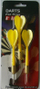 Shigjeta darts DSA-2001, set 3 copë, maja metalike, të verdha