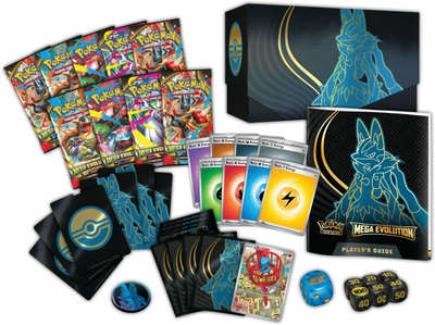 Set letra Pokemon TCG Mega Evolutions 1 Elite Trainer Box