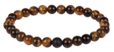 Byzylyk Troli Tiger Eye and Lava Stone